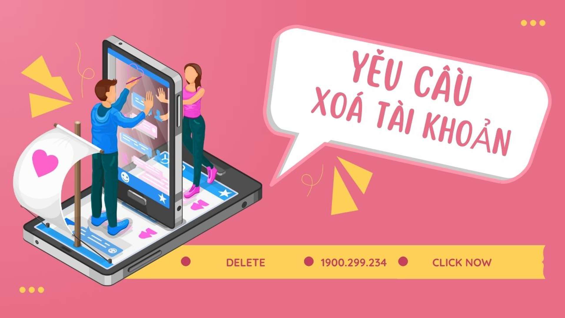 Yêu Cầu Xoá Tài Khoản